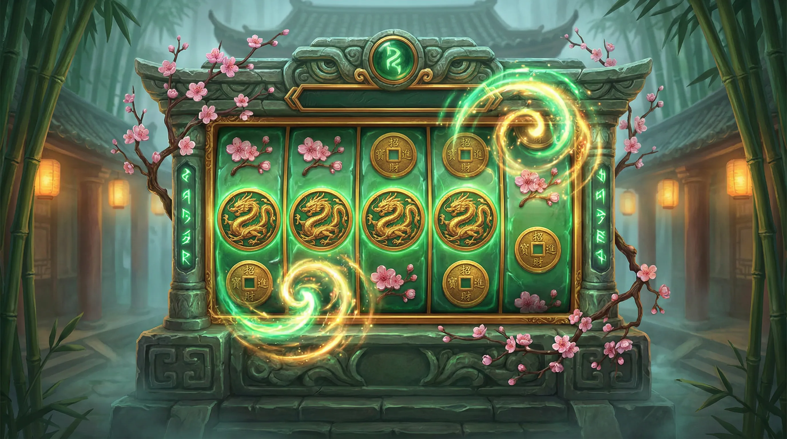 Caça-níqueis online com tema oriental no geralbet